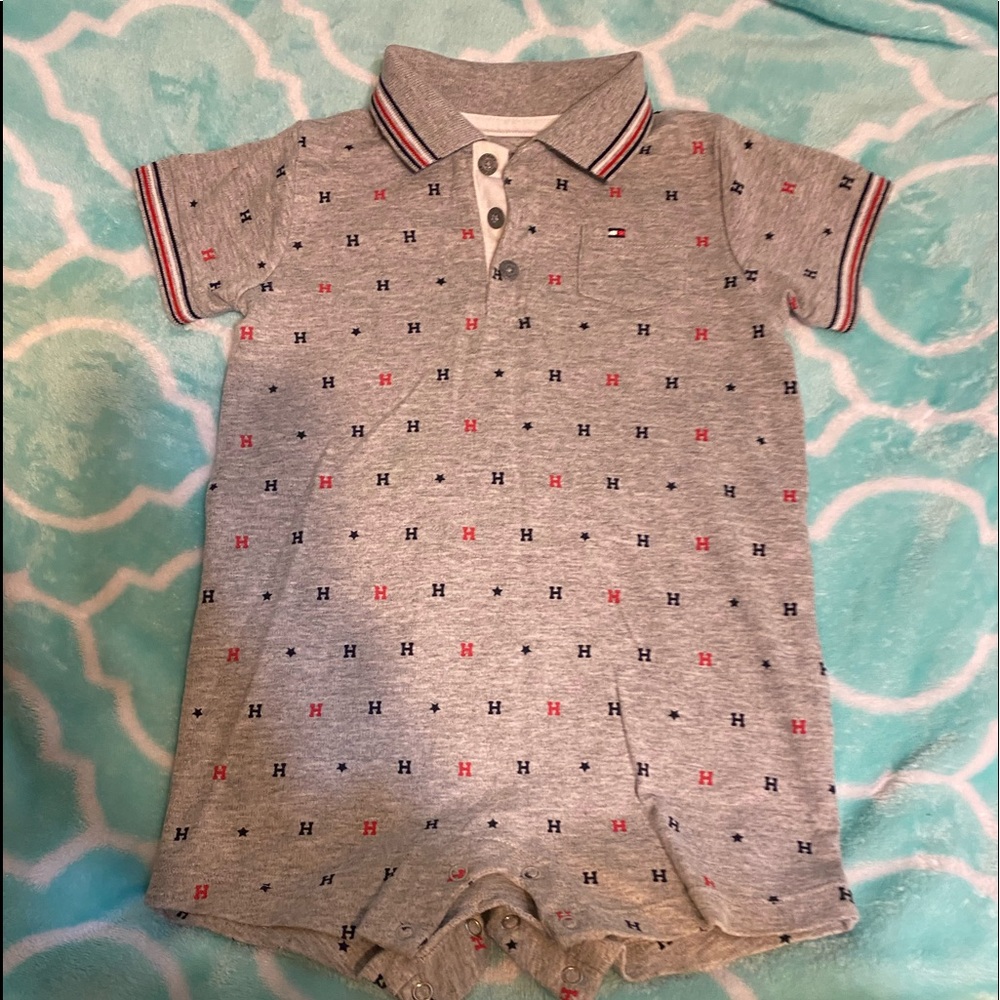 Tommy Hilfiger toddler boy romper/onesie 24m